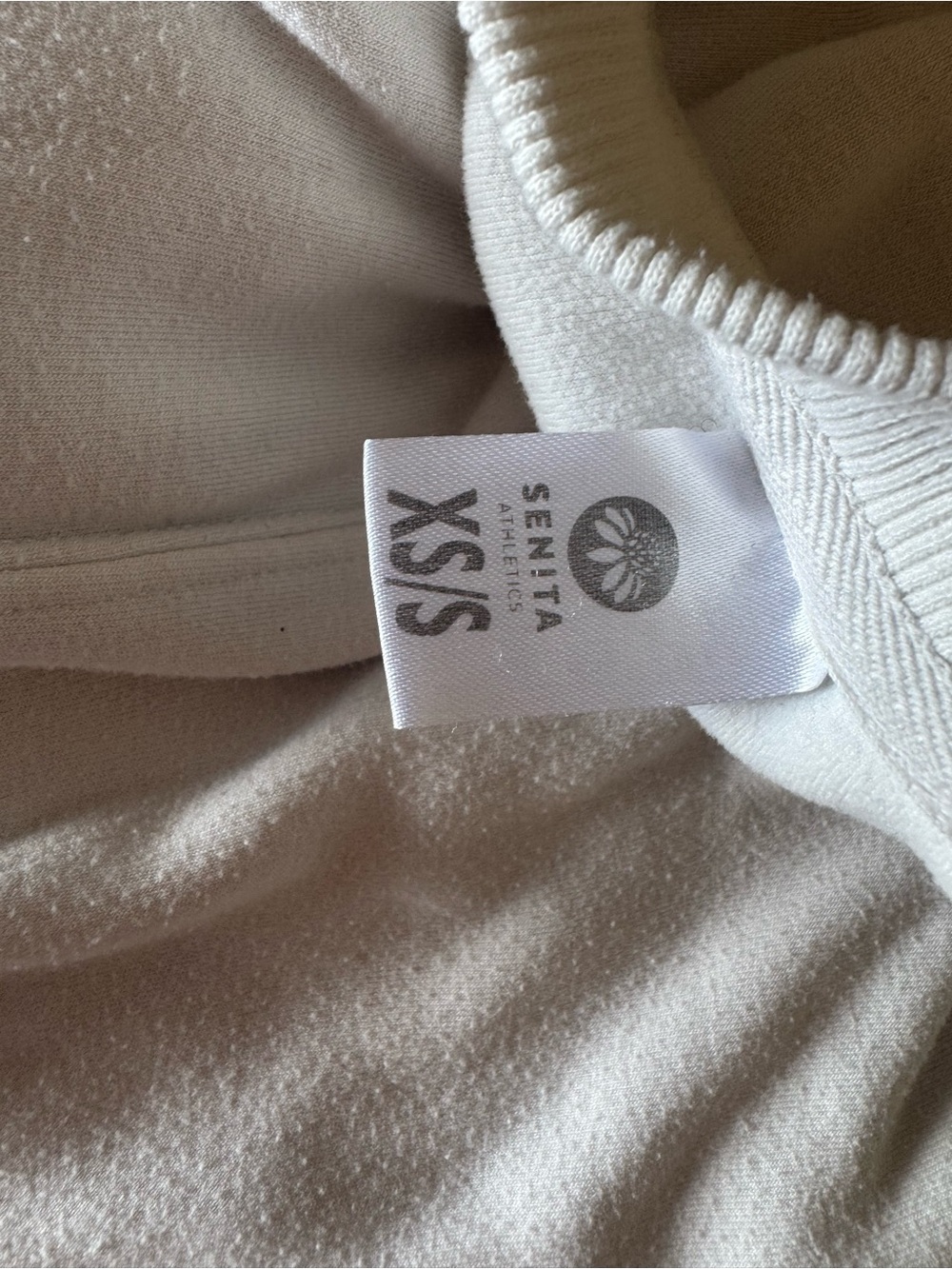 Senita Athletics Cream Oversized Crewneck Sweatshirt - Picture 5 of 5
